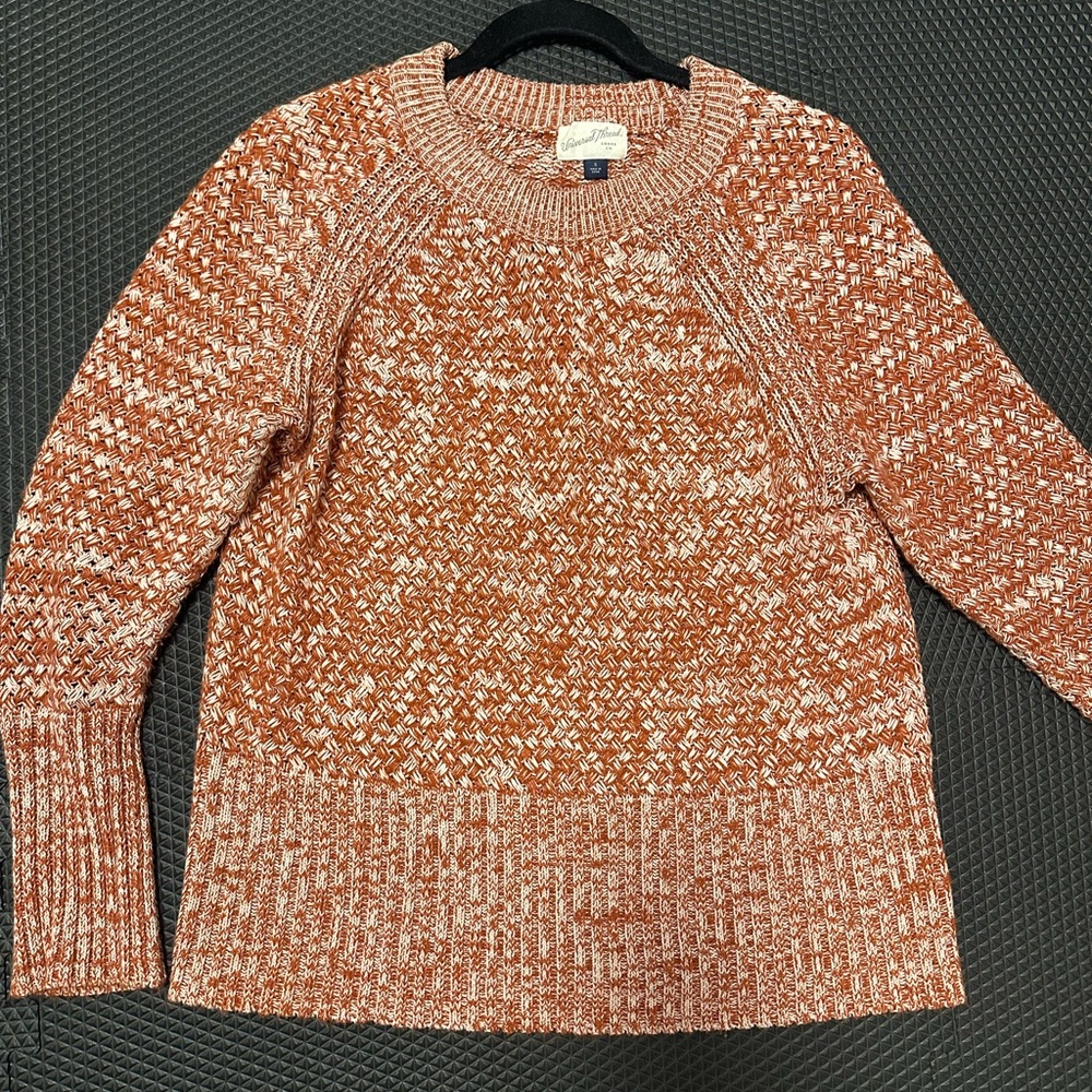 Women's Orange knitted Sweater